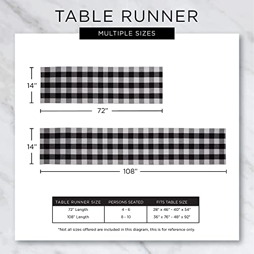 DII Farmhouse Braided Stripe Table Runner Collection, 15x72 (15x77, Fringe Included), Stone
