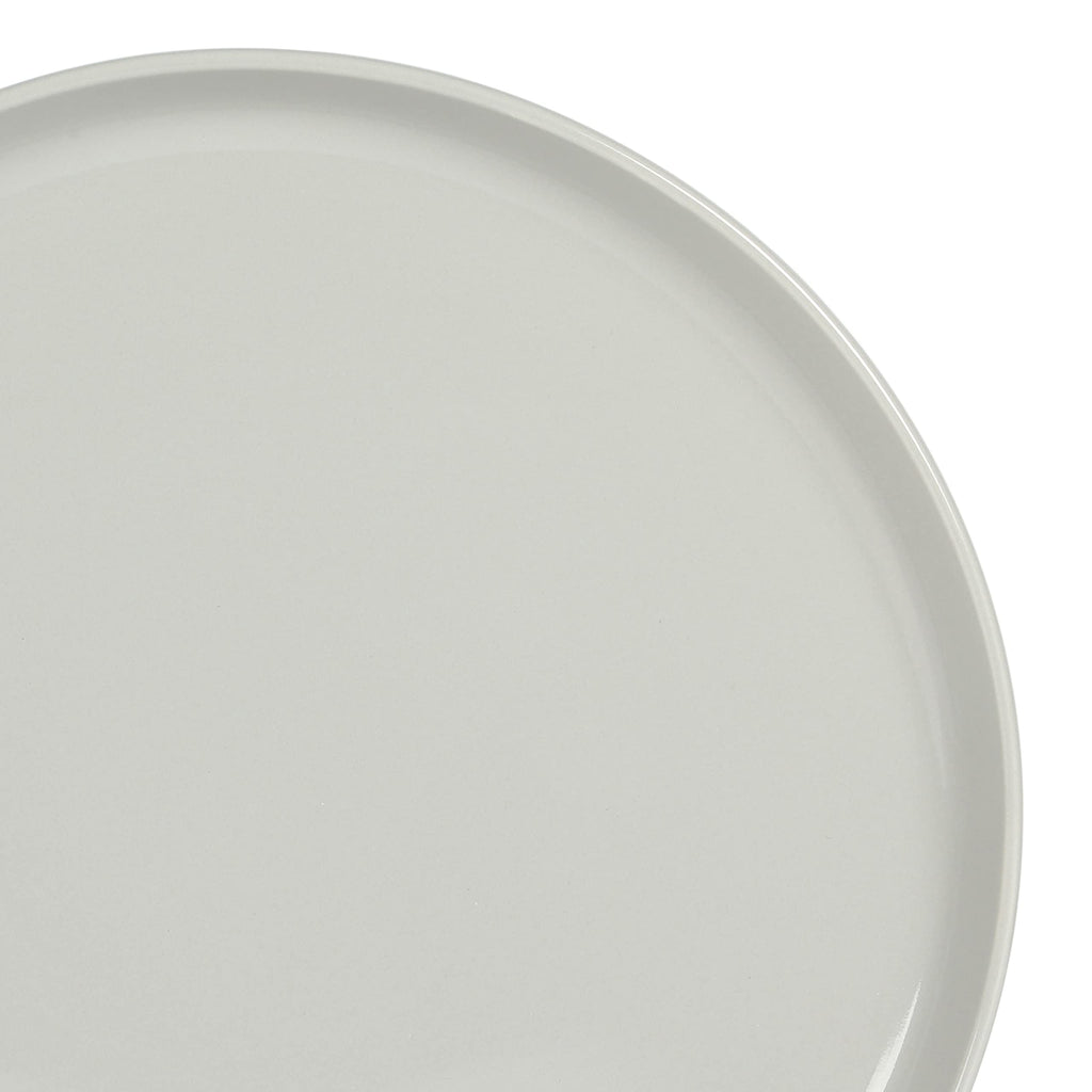 Gibson Home Oslo Porcelain Chip and Scratch Resistant Dinnerware Set, Service for 4 (16pcs), Ceramic Plates and Bowls Dishes Sets, White - Microwave and Dishwasher Safe