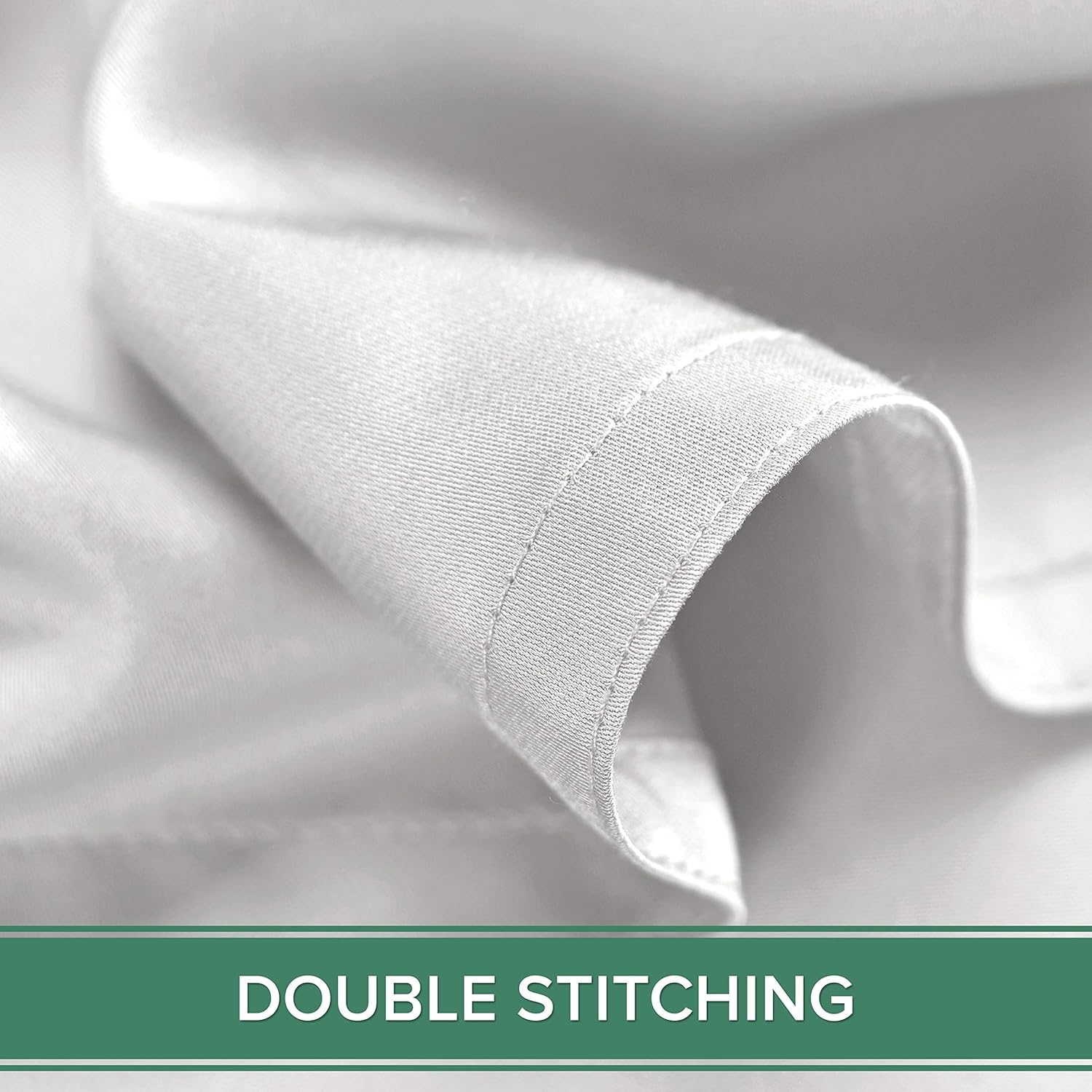 King Sheets by Pure Bamboo, Genuine 100% Organic Viscose Derived from Bamboo Bed Sheet Set, Soft & Cooling, Double Stitching, 2 Year Quality Promise (King, White)