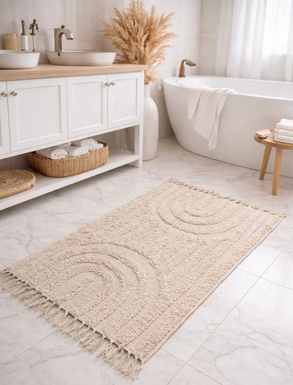 Hana Textured Bath Mat