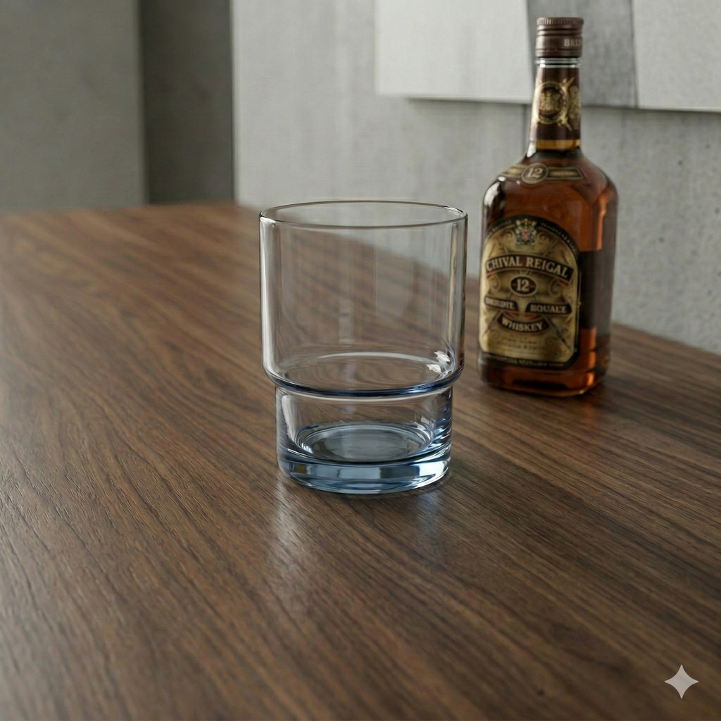 Blue Rock Glass- Set of 4