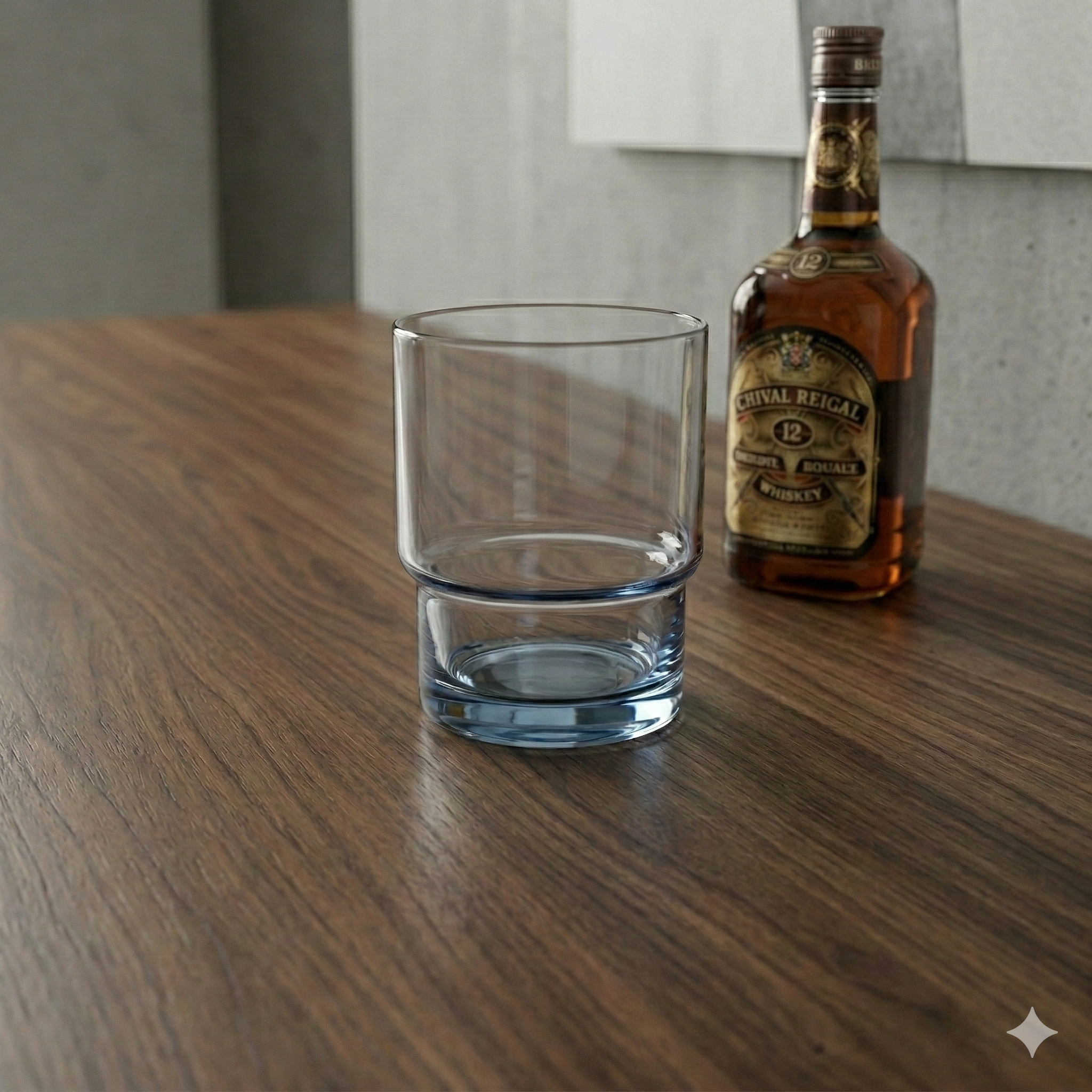 Blue Rock Glass- Set of 4