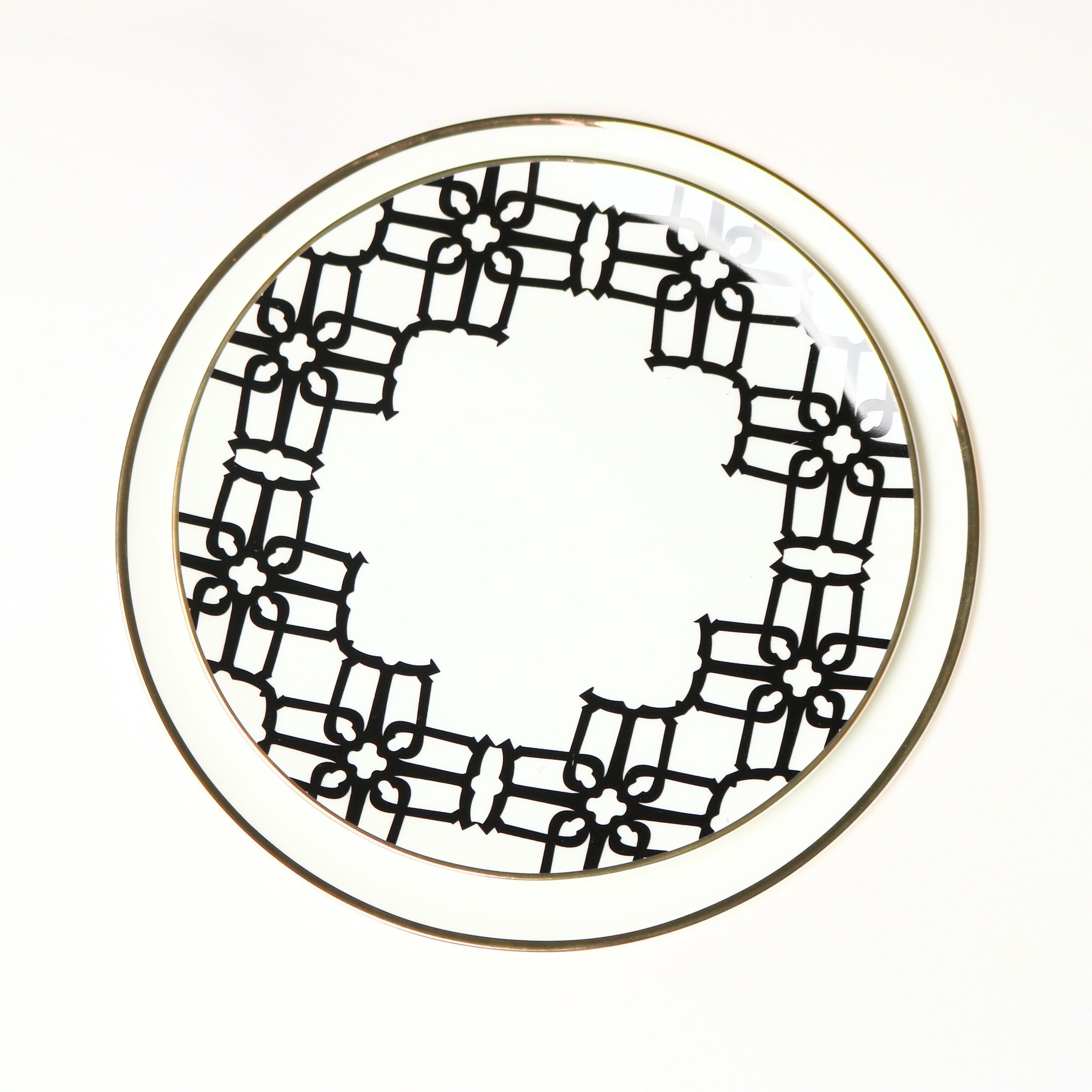 Geometric Accent Plate - Set of 4